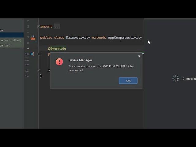 how to fix android studio emulator is not working