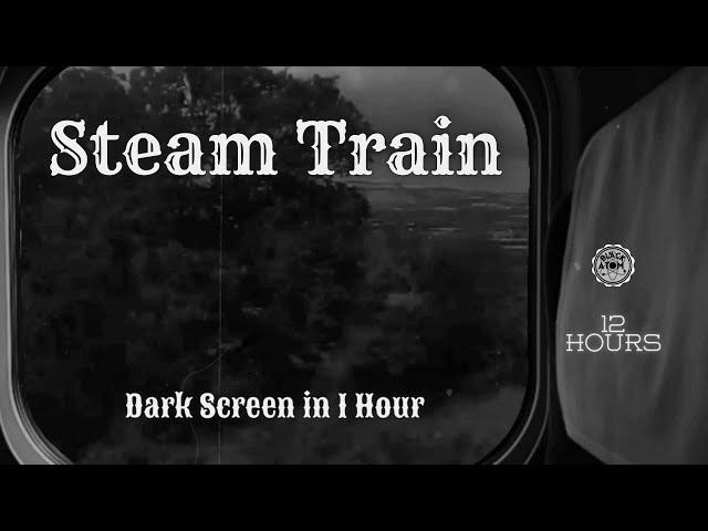  Steam Train - Interior Passenger Car ⨀ Good Track Sounds and Steam Whistle Sounds