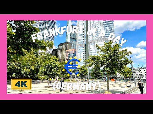 Frankfurt in a Day | Old Town | Romerberg Square | Germany | ASMR | 4K | 