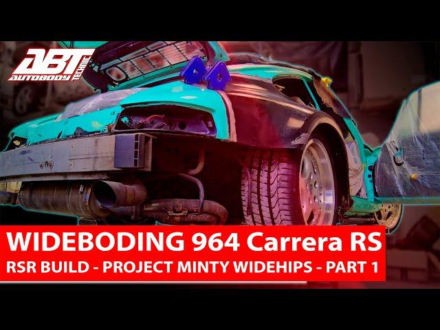 Wideboding a 964 Carrera RS into a RSR #porsche #widebody #964 #rsr #carrera #build #series #bts