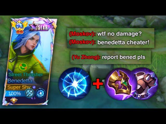 BENEDETTA NEW META VENGEANCE + BLADE ARMOR COUNTER MOSKOV AND YU ZHONG? | MOBILE LEGENDS