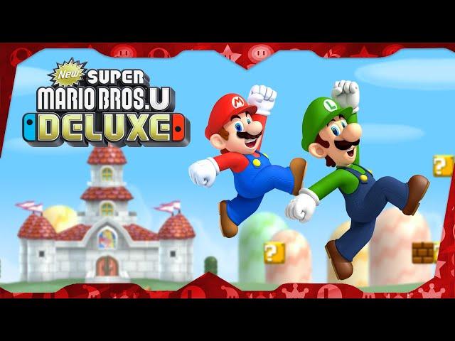 New Super Mario Bros. U Deluxe ᴴᴰ Full Playthrough (Warps, 2-Player)