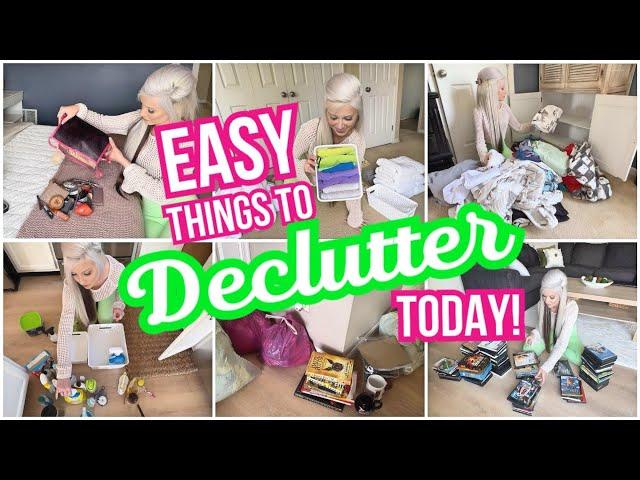 20+ THINGS TO DECLUTTER WITH ME AROUND YOUR HOME TODAY! QUICK + EASY DECLUTTERING!