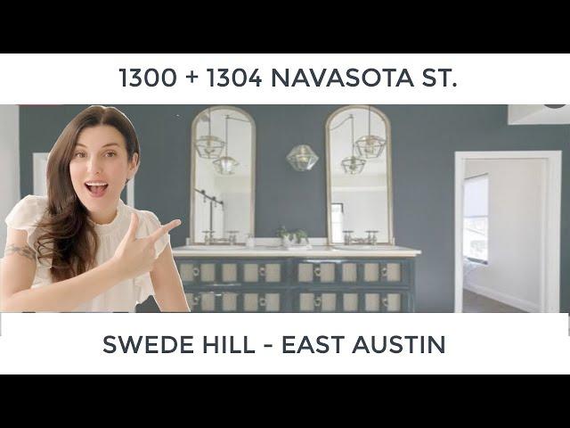 Two Austin Homes for Sale - 1300 and 1304 Navasota St