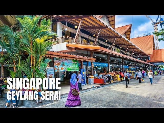 Geylang Serai Market Singapore Walking Tour【2020】