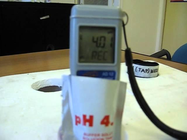 Adwa AD12 pH calibration