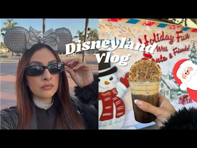 Disneyland vlog! Trying a new cold brew, rocking a Hailey Bieber inspired fit and a content day!