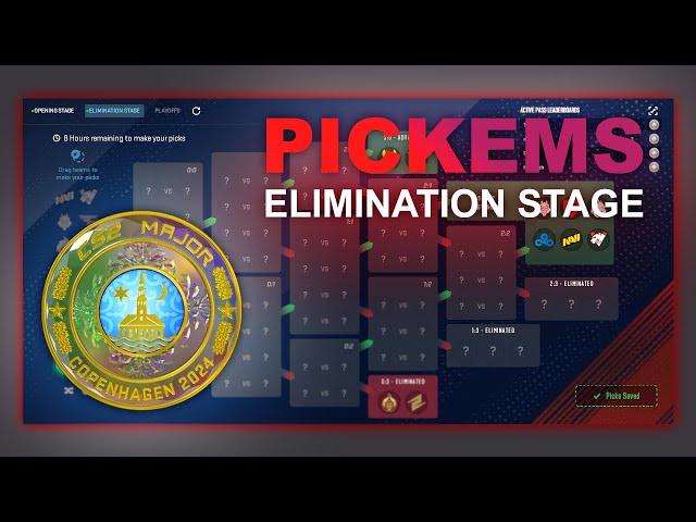 PGL Copenhagen Major 2024 PickEms - Elimination Stage