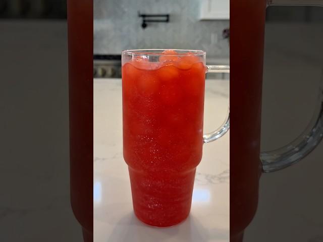 Cherry Red Water ️ #loadedwater #cherry #water #asmr #restock #drinks #drink #viral #shorts #fyp