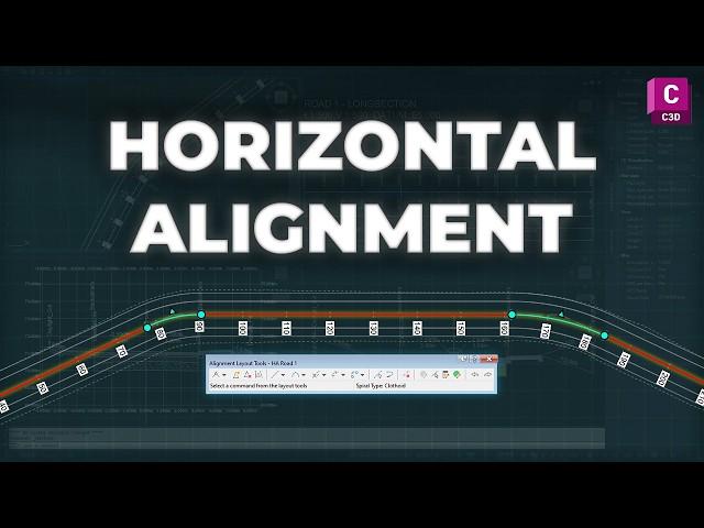 Creating a Road in Civil 3D - Horizontal Alignment (Part 1)