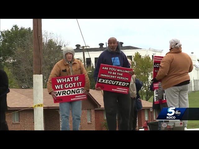 Protesters, church members react to execution of Oklahoma death row inmate John Grant