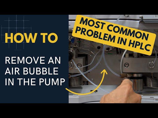 # 1 Most Common Problem in HPLC: Air Bubble in the Pump