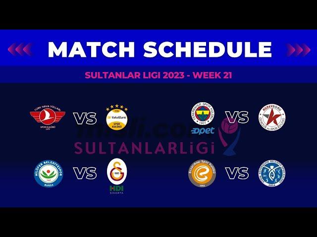 Türk Hava Yolları vs VakifBank | Match Schedule Today | Mislicom Sultanlar Ligi 2023