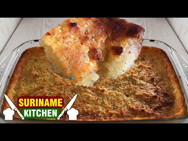 Surinaamse Kokos Cassave Bonjo - Bojo Recept | Surinamese Cocos Cassava Recipe | Suriname Kitchen