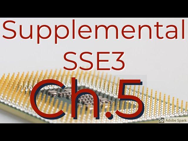 Intel Instructions 56 Supplemental SSE3 (SSSE3)