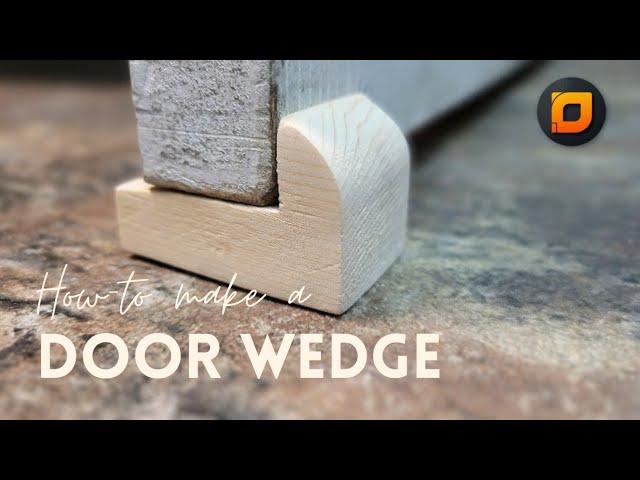 How to Make Wooden Wedge Doorstop | Wooden Doorstopper | JURO Workshop