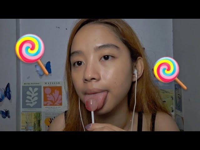 ASMR lollipop sounds 