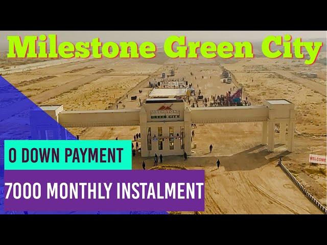 ZERO DOWN PAYMENT, ZERO WORRIES! Milestone Green City Karachi's Low-Cost Housing