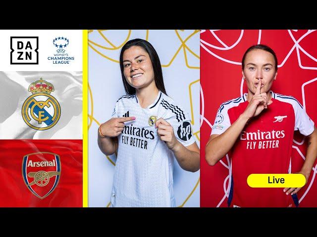 Real Madrid vs. Arsenal | UEFA Women’s Champions League 2024-25 Quarter-final First Leg Full Match