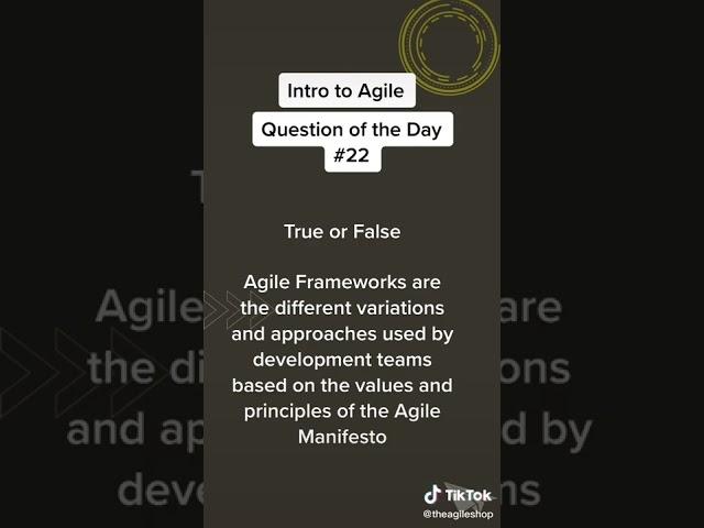 Agile Frameworks #agileprojectmanagement