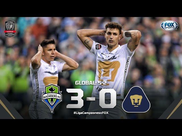 ¡Fracaso de Pumas y Seattle hace historia! | Sounders 3-0 Pumas | Final CONCACAF Champions League