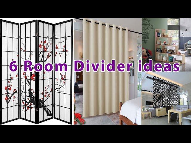 6 Room Divider Ideas|Room divider curtain|Divider design|Amazon Room Dividers