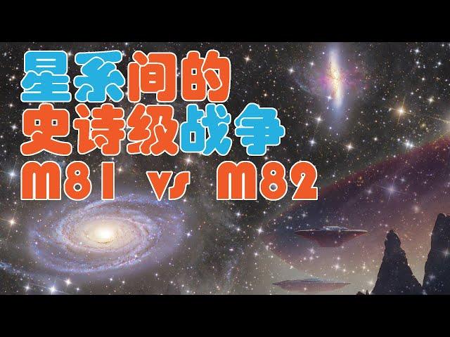 星系间的史诗级战争  M81 VS M82