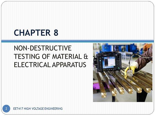 HV Chapter 8: Non -Destructive Insulation Test