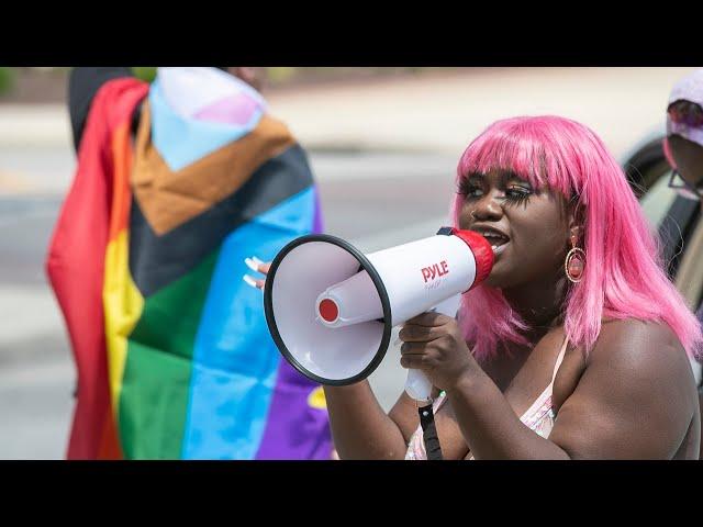 Black Lives Matter rally in Belleville, Illinois