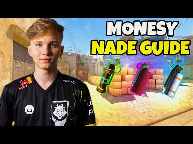 M0NESY SHOWS TIPS & TRICKS ON MIRAGE CS2 | NADE GUIDE