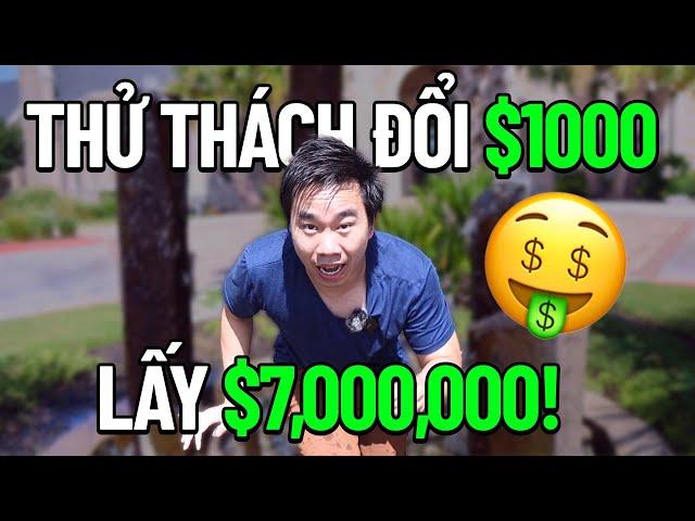 THỬ THÁCH JIMMY ĐẦU TƯ $1000 LẤY 7 TRIỆU ĐÔ VÀO SHIBA INU ! Jimmy dám không ?