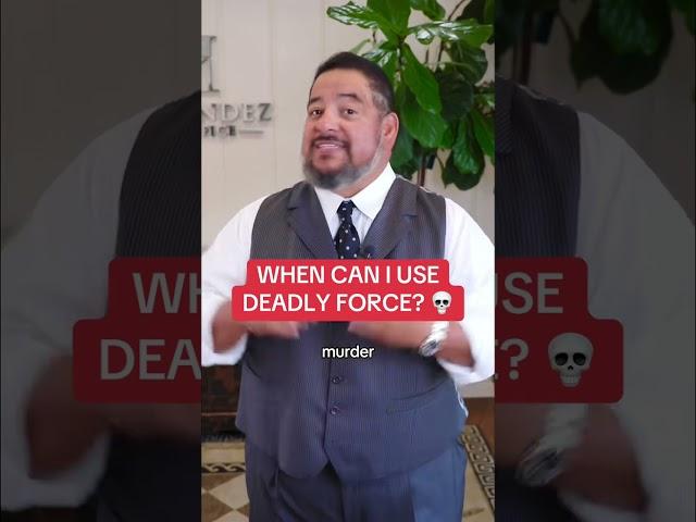 When can i use deadly force?  #selfdefense #texas #viral #lawyer #law