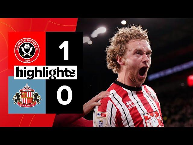 Sheffield United 1-0 Sunderland | EFL Championship highlights