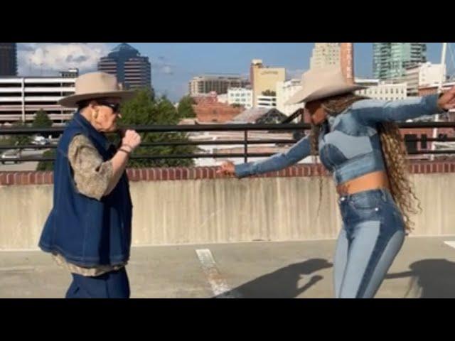 Shae Nycole and Granny Price Rooftop  Performance to “ Ain’t Goin Nowhere “