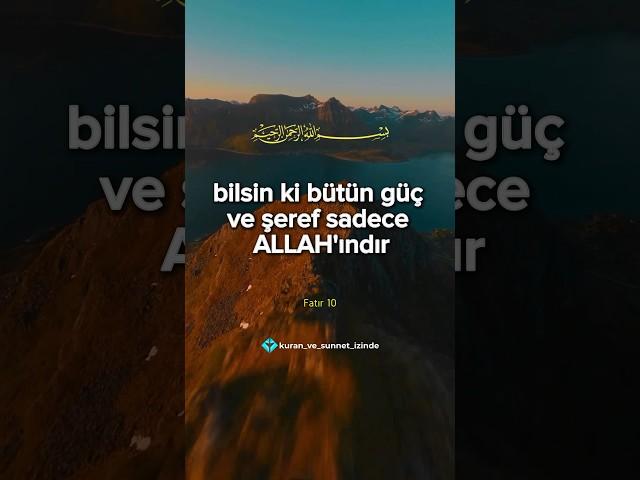 Fatır Suresi 10. Ayet Meali #kuranmeali #kuranmeal #kuran #kuranıkerim #ayet #sure #meal