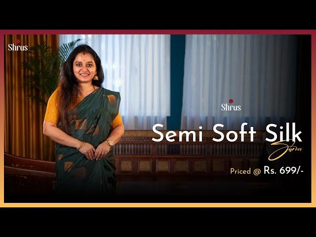 Semi Soft Sarees @ Rs,699/- Only | Shrus | Shop Online @ www.shrus.com | 05 Nov'4