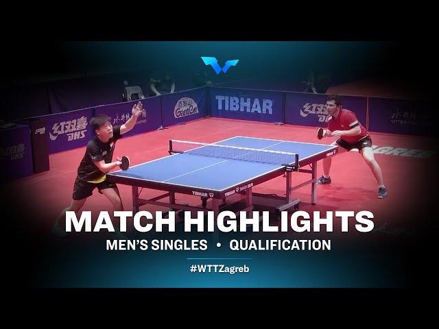 Quek Izaac vs Amin Ahmadian | MS | WTT Contender Zagreb 2022 | (Qual)