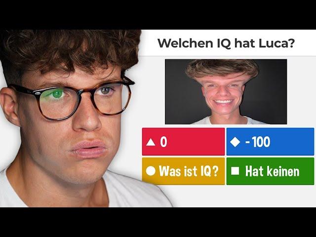 Dieses Quiz habt IHR für MICH erstellt ...