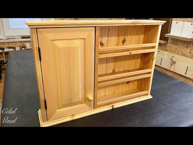 Making a small cabinet from remaining and used wood