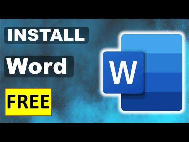 How to Download & Install Microsoft Word |Office For Free on (pc / laptop)