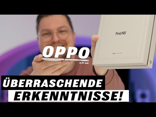 OPPO Find N5 - Das dünnste Foldable WELTWEIT im ausführlichen Test! 