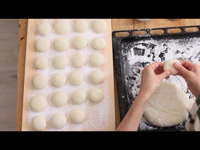 Homemade Mochi rice cake / Rounding Technique