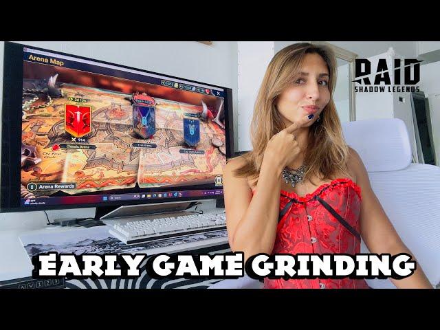 RAID Shadow Legends | Early Game Grind: Campaigns, Dungeons and Arena! #raidshadowlegends