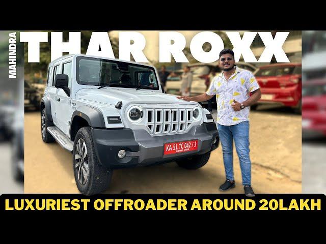 Thar + Luxury car = Thar Roxx ಚಿಂದಿ features ಜೊತೆಗೆ ದೈತ್ಯ thar....fortunerallu ಇಲ್ದೆ ಇರೋ features