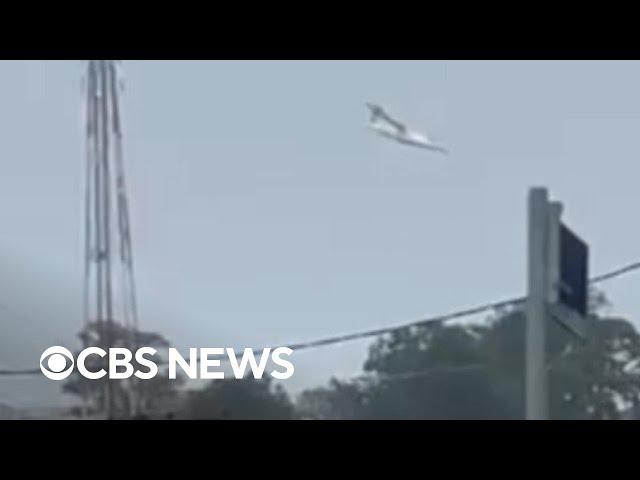 Video shows moments before Brazil plane crash in Vinhedo