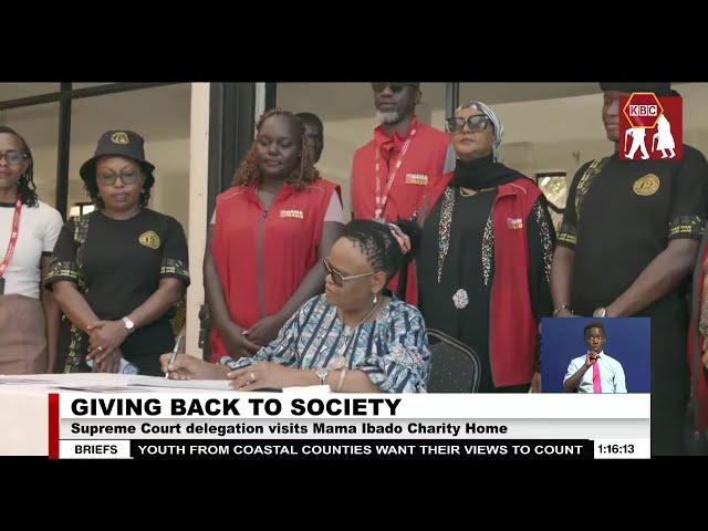 Supreme Court delegation visits Mama Ibado Charity Home