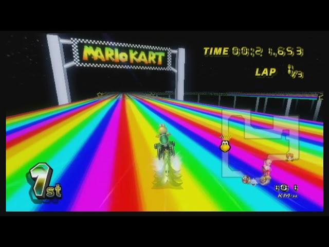 [MKWii] N64 Rainbow Road (Texture Hack) (TomixNscale89)