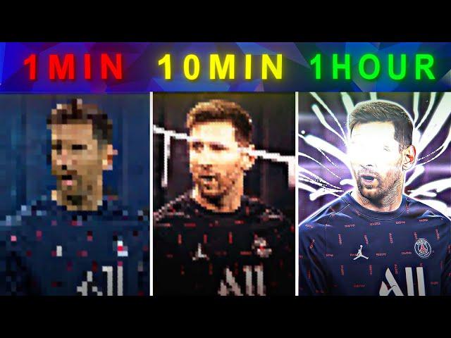 Editing Challenge #2 - 1 Minute vs 10 minutes vs 1 Hour!