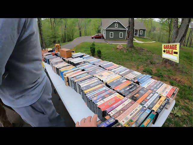 MILLIONAIRE GARAGE SALES WITH 10 CENT PRICE TAGS