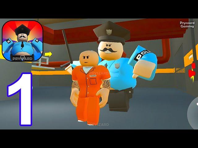 Obby Prison Escape from Barry - Gameplay Walkthrough Part 1 Full Game (iOS, Android)